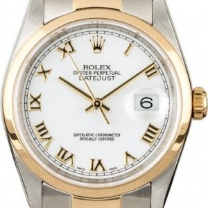 Rolex PreOwned  Datejust 16203 White Roman Dial 16203 836317