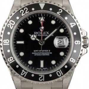 Rolex Used  GMT Master 16710 Black Dial 16710 851348