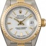Rolex Datejust 69173 White Index Dial