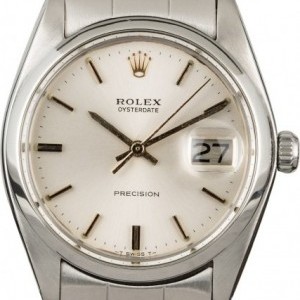 Rolex OysterDate 6694 Silver Dial Dial 845704