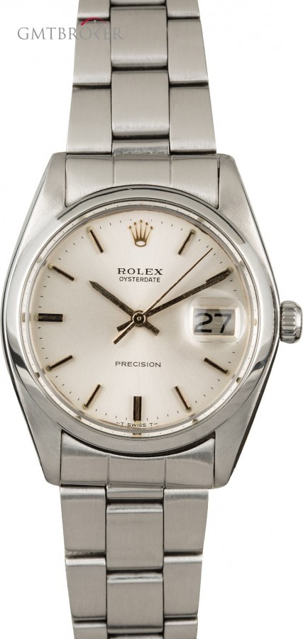 Rolex OysterDate 6694 Silver Dial Dial 845704