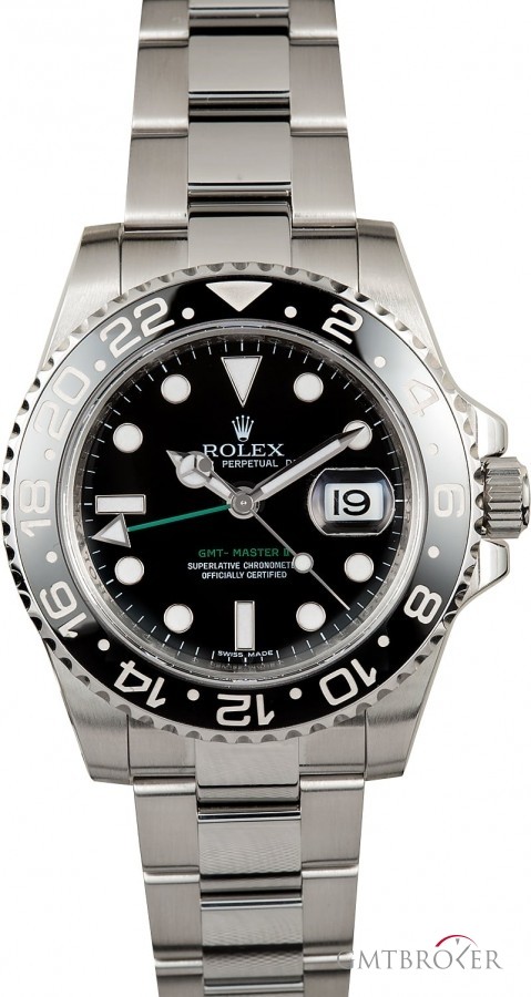 Rolex PreOwned  116710 GMT-Master Black Ceramic Bezel Bezel 834163