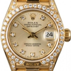 Rolex Ladies  Diamond President 69158 69158 836140