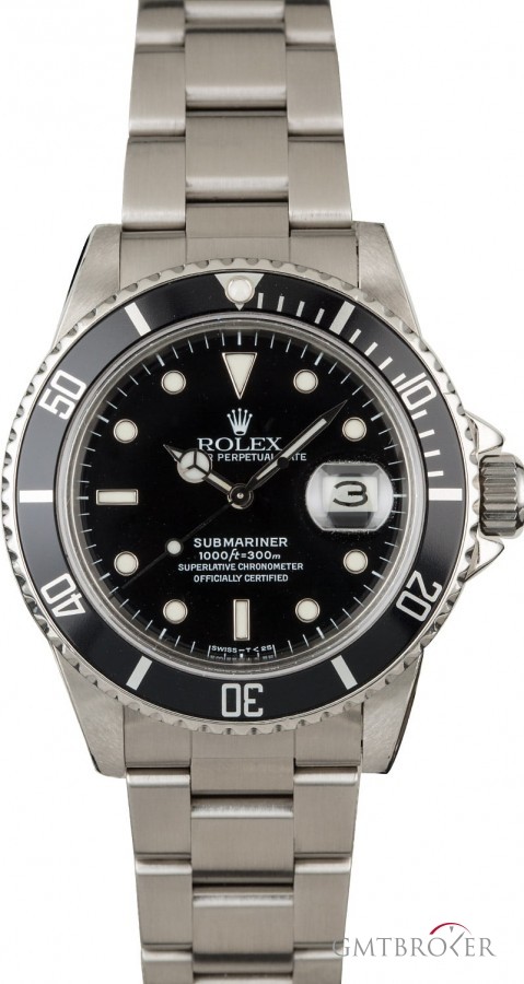 Rolex Submariner 16800 White Gold Surrounds Surrounds 844084
