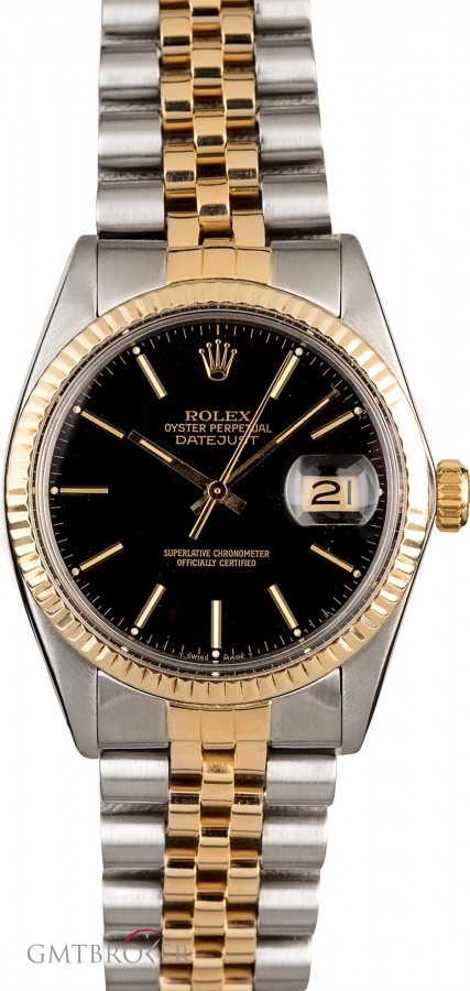 Rolex PreOwned  Datejust 16013 Black Dial 16013 788834