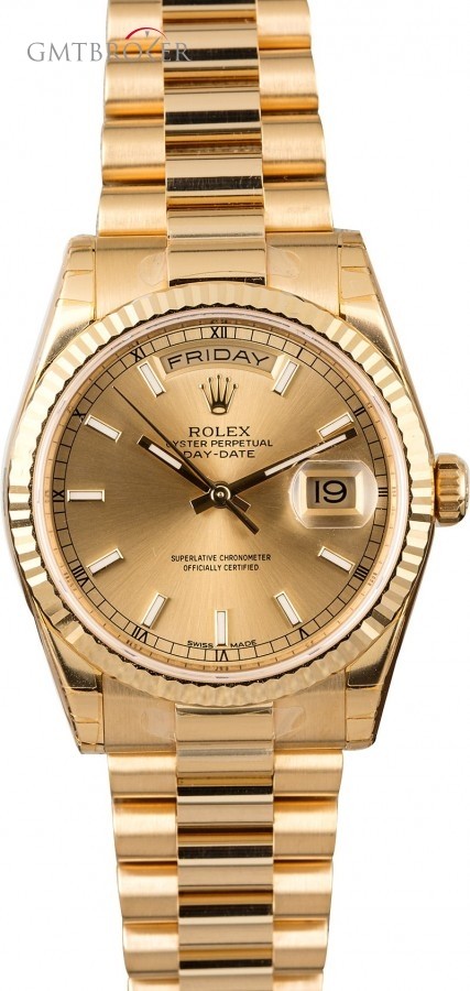 Rolex PreOwned  Day-Date 118238 Yellow Gold President President 843181