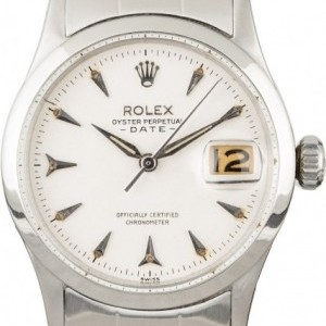 Rolex OysterDate 6518 White Arrowhead Dial Dial 842064