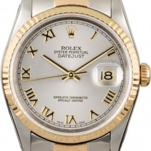 Rolex Datejust 16233 Two Tone with Rhodium Dial 16233 830579