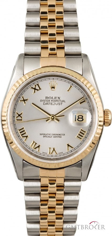 Rolex Datejust 16233 Two Tone with Rhodium Dial 16233 830579