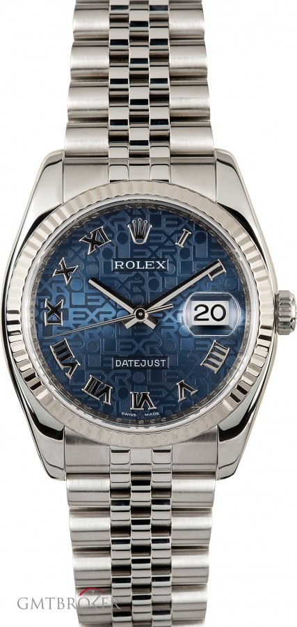 Rolex PreOwned  Datejust 116234 Blue Jubilee Dial 116234 854537