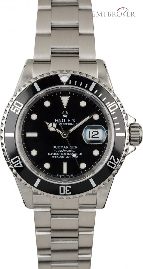 Rolex Submariner 16610 Black Dial Diving Watch Watch 840148