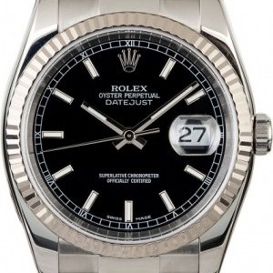 Rolex Datejust 116234 Black Dial with Roulette Date Date 835438