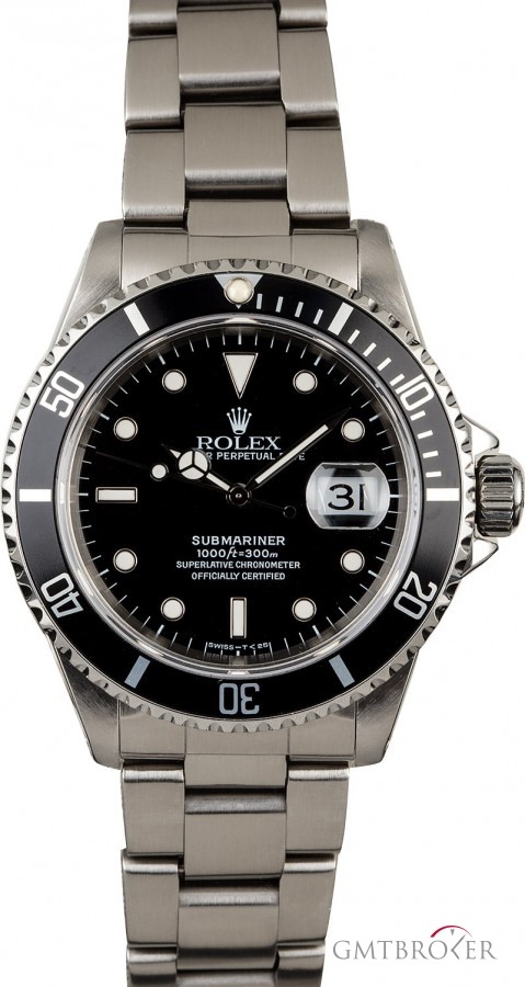 Rolex Used  Submariner 16610 Stainless Steel Oyster Oyster 835513