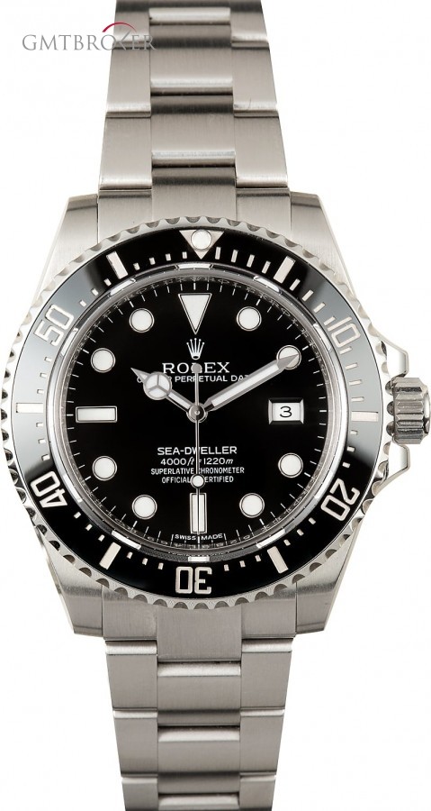 Rolex PreOwned  Sea-Dweller 116600 Black Ceramic Bezel 116600 829802