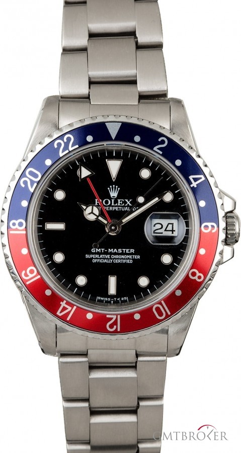 Rolex Mens Used  GMT-Master 16700 Pepsi Insert 16700 832352