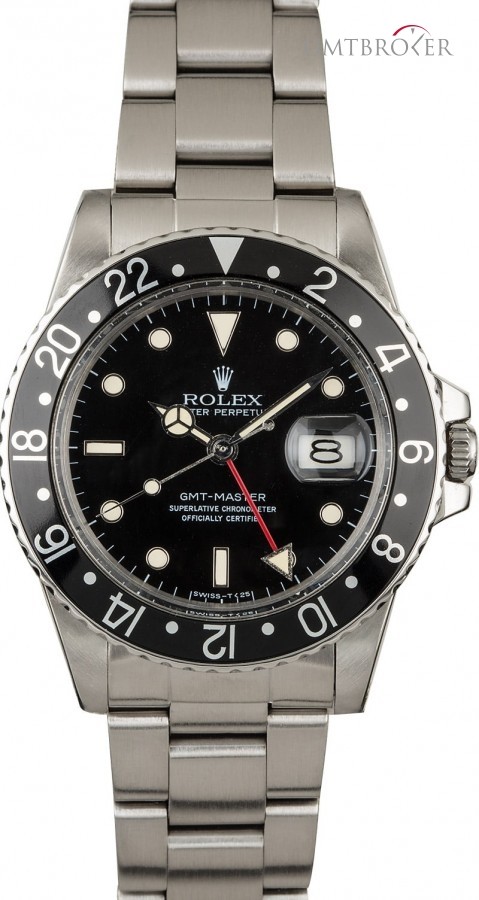 Rolex PreOwned  GMT-Master 16750 Black Dial Dial 847664
