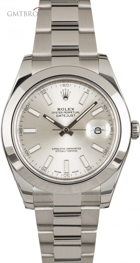 Rolex PreOwned  Datejust II Ref 116300 Silver Dial Dial 851948
