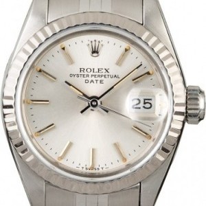 Rolex Ladies Datejust 69174 Silver Dial 69174 819989