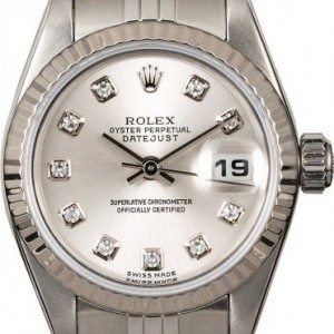 Rolex Ladies Datejust 79174 Silver Diamond Dial 79174 773039