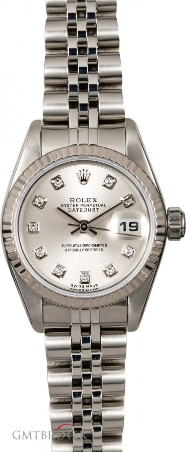 Rolex Ladies Datejust 79174 Silver Diamond Dial 79174 773039