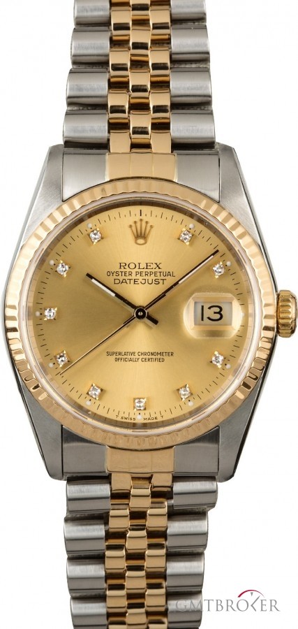 Rolex PreOwned  Datejust 16233 Diamond Dial Dial 834835