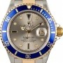 Rolex PreOwned  Submariner 16613 Serti Dial Silver