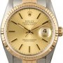 Rolex Datejust 16233 Champagne Dial Two Tone Watch