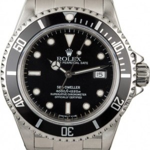 Rolex Used  Sea-Dweller 16600 Black Luminous Dial Dial 839614