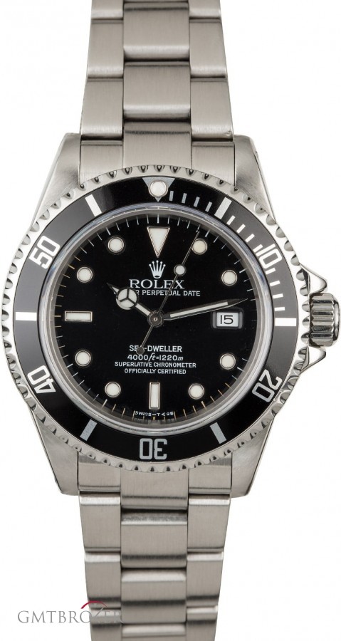 Rolex Used  Sea-Dweller 16600 Black Luminous Dial Dial 839614