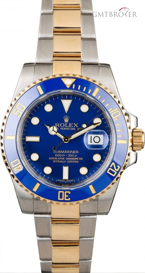Rolex Pre-Owned  Submariner 116613 Blue Blue 834712