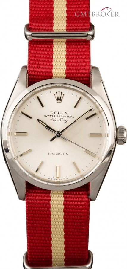 Rolex Vintage  Air-King 5500 Red Nato Strap Strap 834856