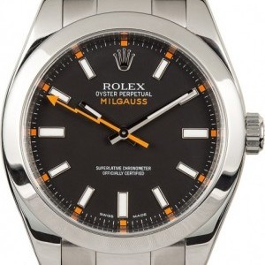 Rolex Milgauss 116400 Black and Orange 116400 736227