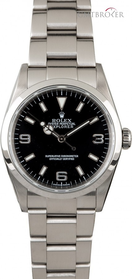 Rolex PreOwned  Explorer 114270 Steel Smooth Bezel 114270 834151