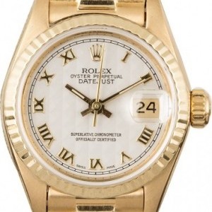 Rolex Used Ladies  Presidential 69178 Fluted Bezel Bezel 849224