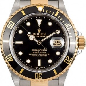 Rolex Submariner Black Two-Tone 16613 Oyster 16613 745331