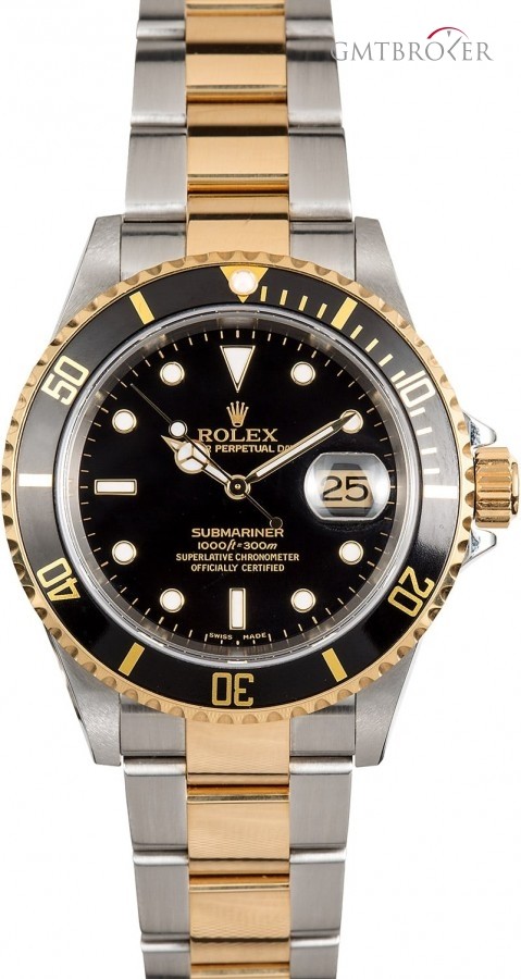 Rolex Submariner Black Two-Tone 16613 Oyster 16613 745331