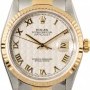 Rolex Datejust 16233 Ivory Pyramid Dial