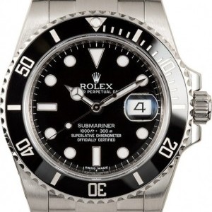 Rolex Certified  Submariner 116610 Black Ceramic Model 116610LN 845764