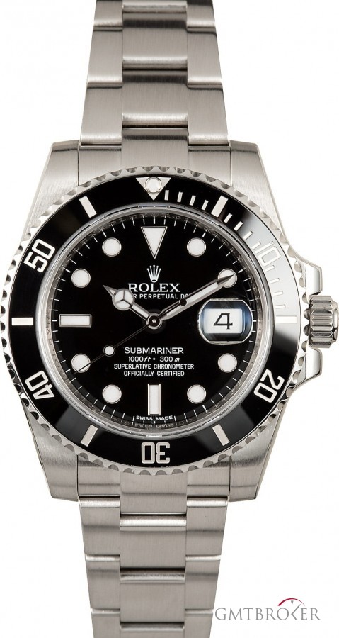 Rolex Certified  Submariner 116610 Black Ceramic Model 116610LN 845764