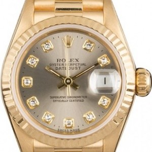 Rolex Ladies Datejust 69178 Rhodium Dial Dial 850757