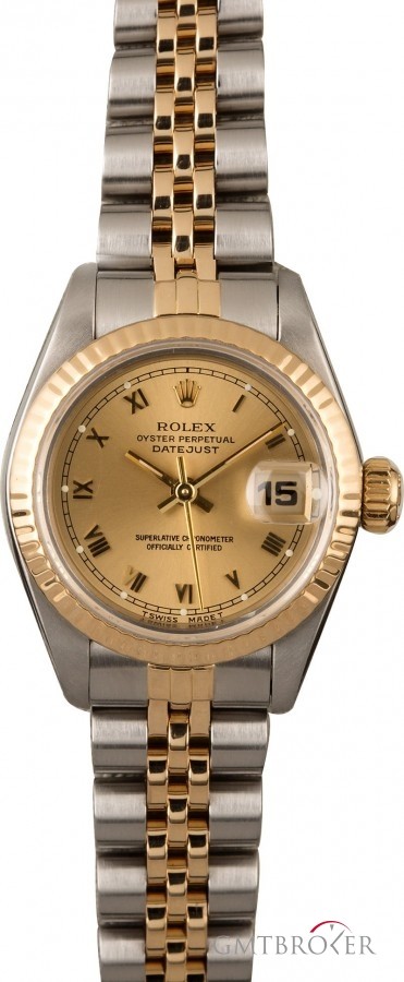 Rolex Datejust 69173 Champagne Roman Dial Dial 835210