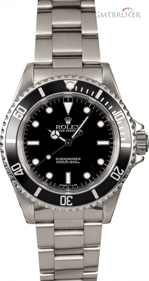 Rolex Used  Submariner 14060 Black Dial Steel Oyster Oyster 854531