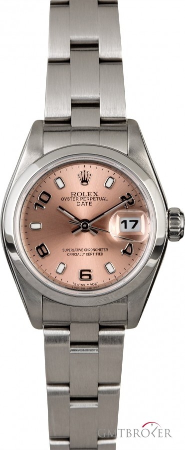Rolex Ladies  Date 79160 Salmon Dial Dial 801009