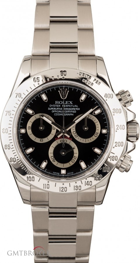 Rolex PreOwned  Daytona 116520 Black Dial Serial Engrave 116520 844720