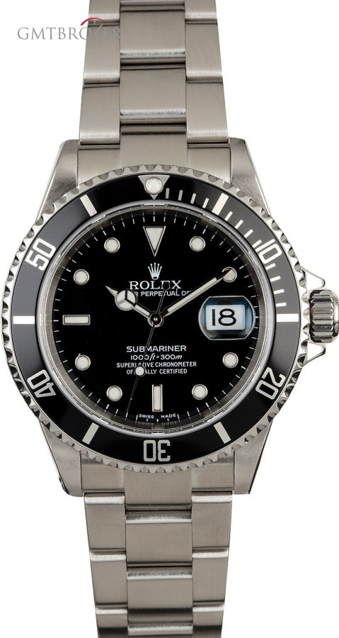 Omega Submariner 16610 Steel No Holes Case Case 831038
