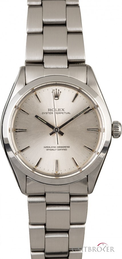Rolex Vintage Oyster Perpetual 1002 Silver Silver 823481