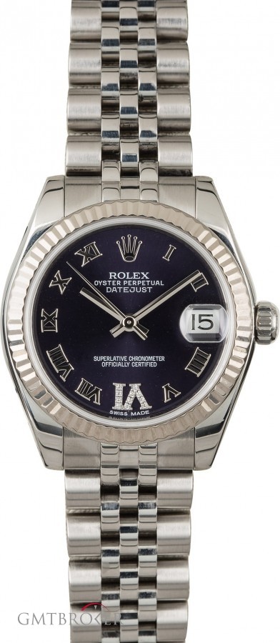 Rolex PreOwned  Datejust 178274 Purple Dial with Diamond 178274 847481
