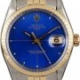 Hublot Date 1512 Blue Quadrant Dial