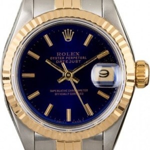 Rolex Datejust 69173 Blue Dial Ladies Watch Watch 821633