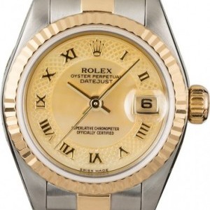Rolex Datejust 79173 Champagne Decorated Dial 79173 839686
